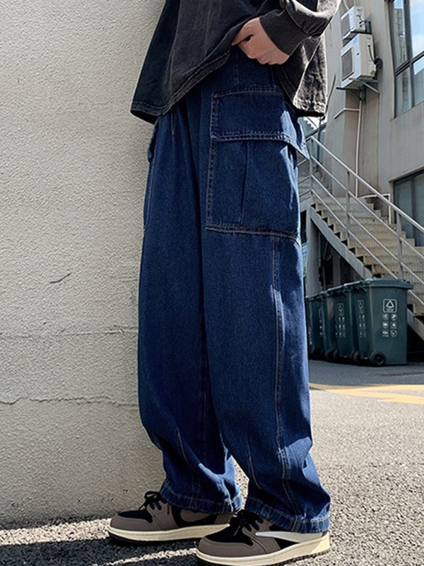 Vintage-Cargojeans für Herren mit großen Taschen