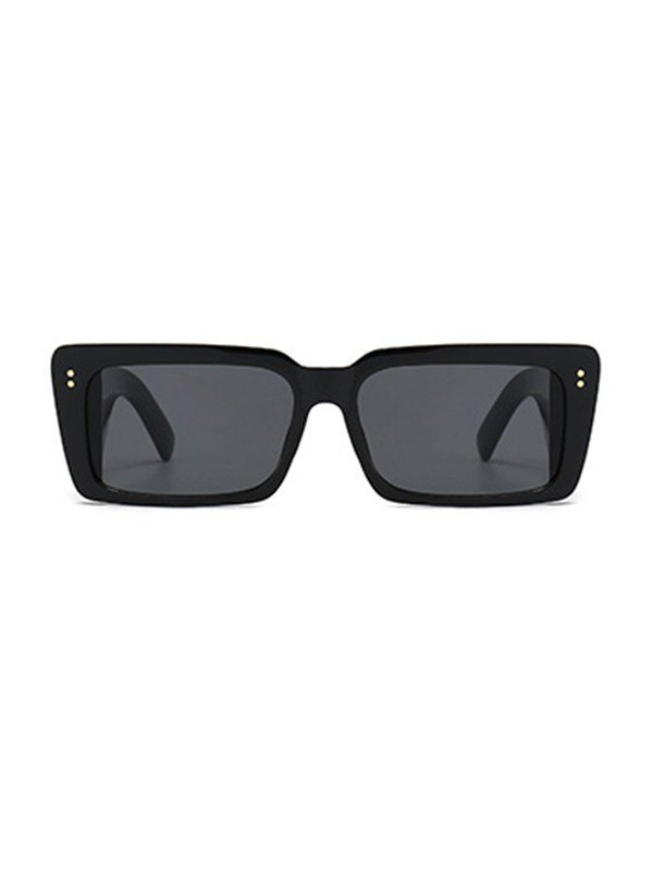 Klobige Sonnenbrille mit quadratischem Rahmen