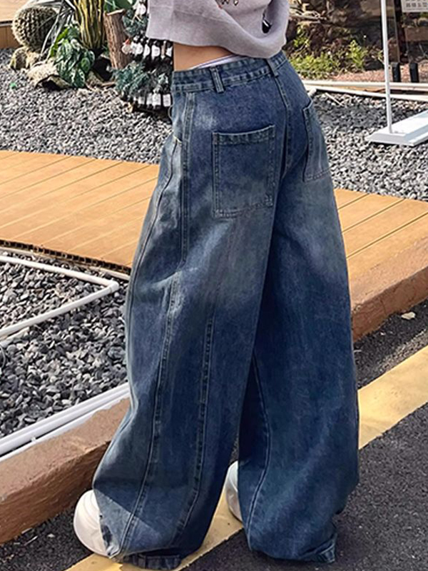 Verwaschene Machete Boyfriendjeans