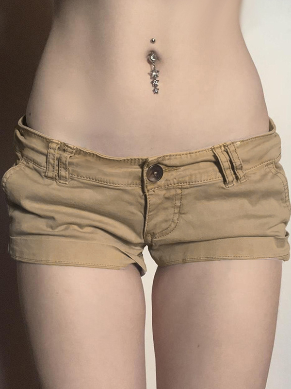 Slim Fit-Jeansshorts im amerikanischen Arbeitsstil