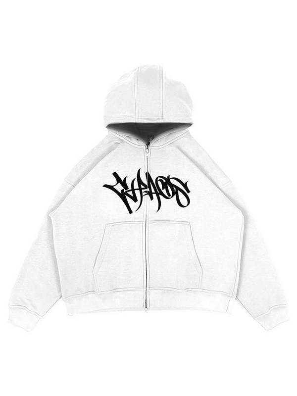 Übergroßer Hoodie mit Grafik für Herren