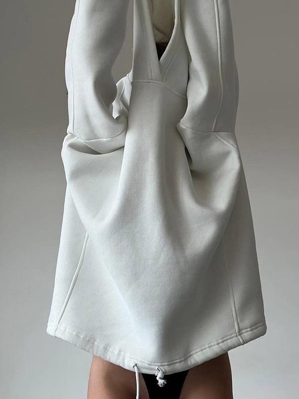 Übergroßer Hoodie mit Buchstaben