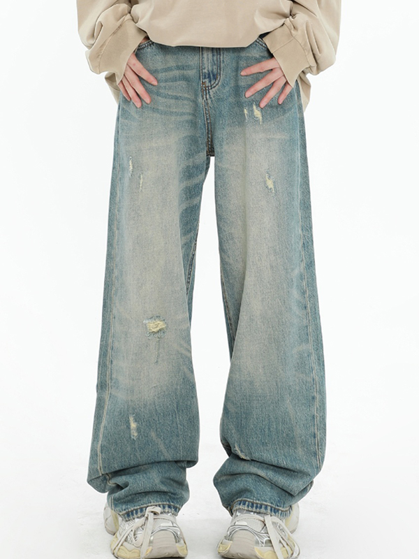 Lockere Distressed-Jeans für Herren