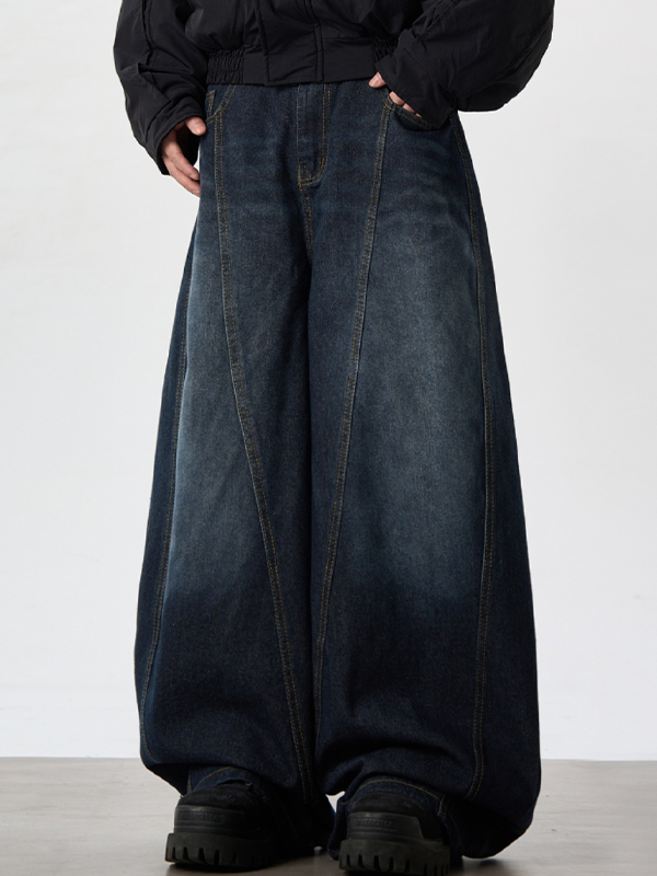 Bestickte Scimitar-Cargojeans für Herren