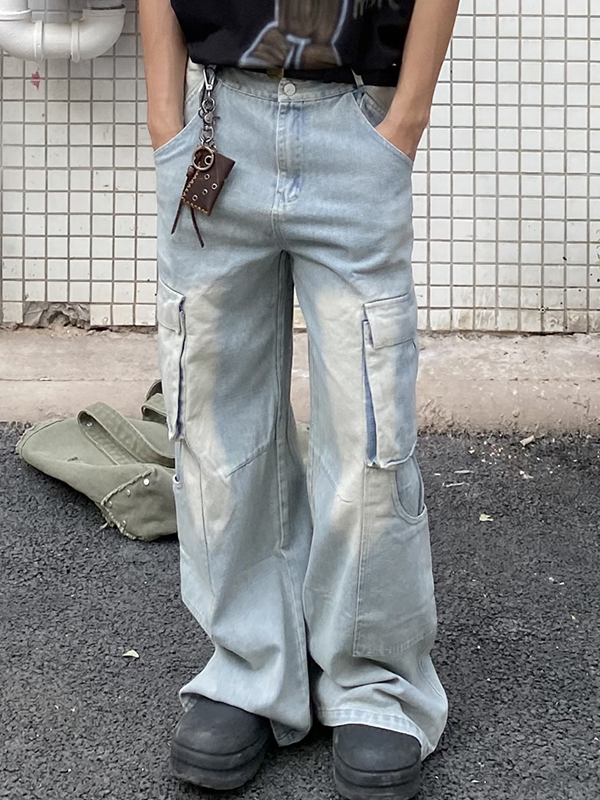 Cargo-Jeans mit mehreren Taschen für Herren