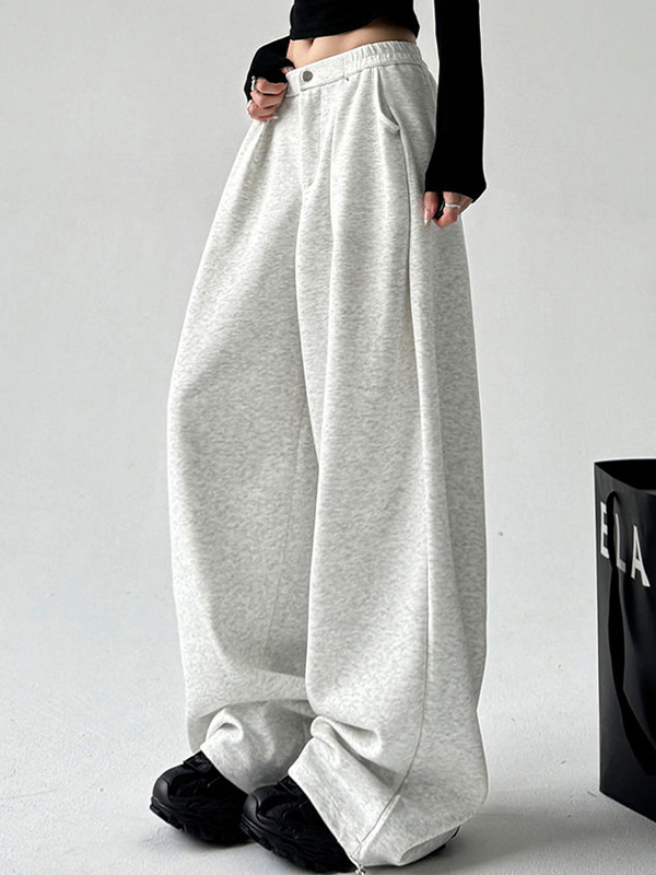 Lockere Jogginghose mit Street-Print