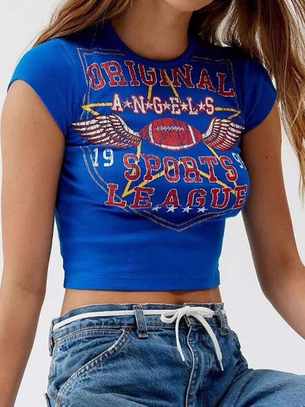 Kurzärmeliges T-Shirt mit Monogramm