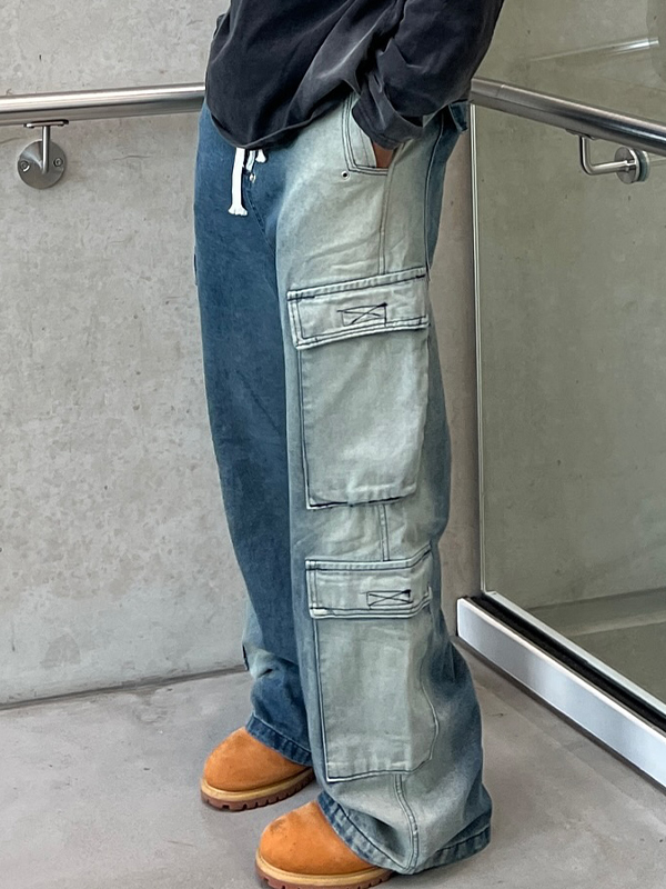 Lockere Jeans mit Farbverlauf für Herren