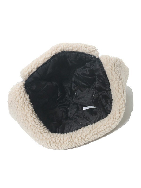 Getäfelte warme Fleece-Trappermütze